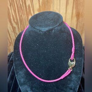 Tory Burch Braided Leather Wrap Bracelet